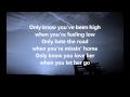 Passenger - Let her go (Lyrics) 