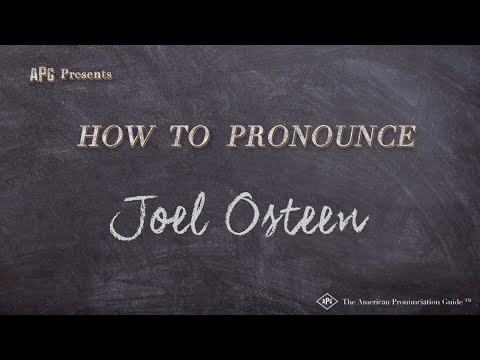 How to Pronounce Joel Osteen (Real Life Examples!)