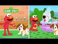 Sesame Street Help Elmo And Puppy Solve TWO Mysteries