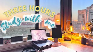 THREE HOUR Study With Me | Live Pomodoro 50/10 | Quiet PhD Study Session, No Music