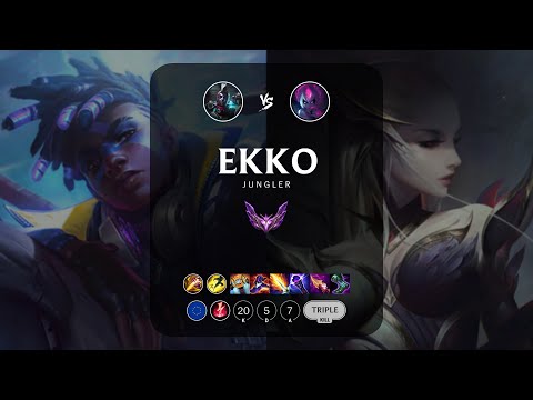 Ekko Jungle vs Evelynn - EUW Master Patch 13.11