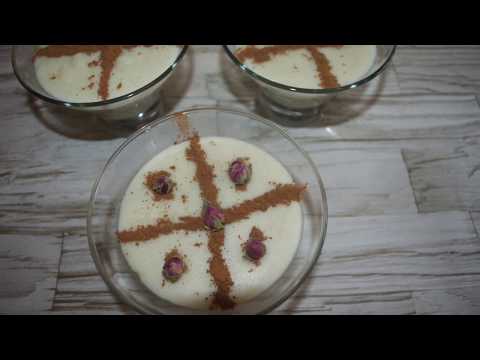 Persian Rice Pudding فرنی خوشمزه Ferni