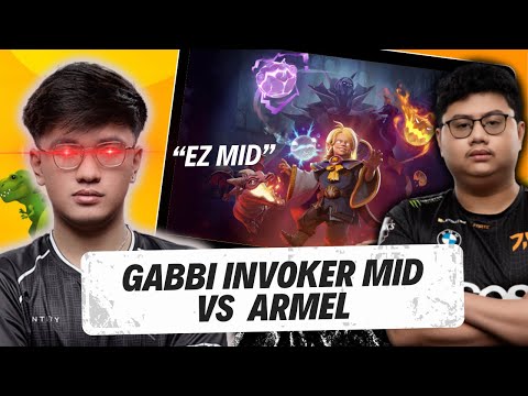 GABBI TINAWAG na DINOSAUR si JOTUN - (MID GABBI INVOKER vs ARMEL)