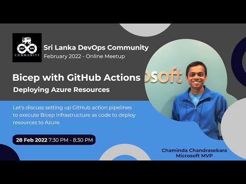 SL DevOps Community Meetup February 2022 - Bicep with GitHub Actions