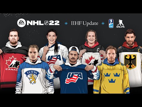 NHL 22 IIHF Update ft. World Juniors, International Teams, and More