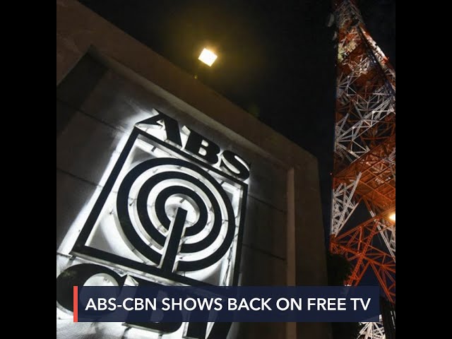 ABS-CBN shows return to free TV after ZOE deal