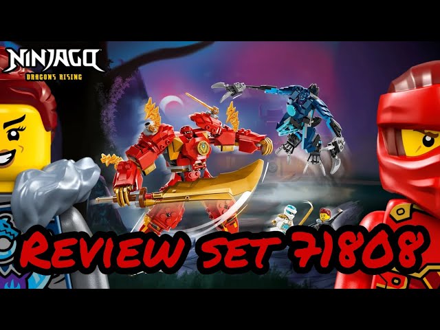 Vídeo relacionado con LEGO Ninjago Meca Elemental del Fuego de Kai, Figura Roja de Acción Articulada y Minifigura de Zane y 3 Personajes para el Juego de Batalla Ninja, Regalo para Niños y Niñas de 7 Años o Más 71808