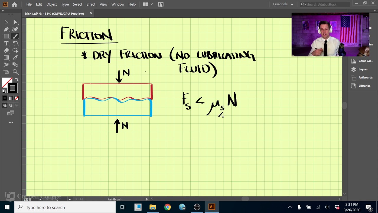 Statics - Chapter 8 (1 of 2): Introduction to Friction