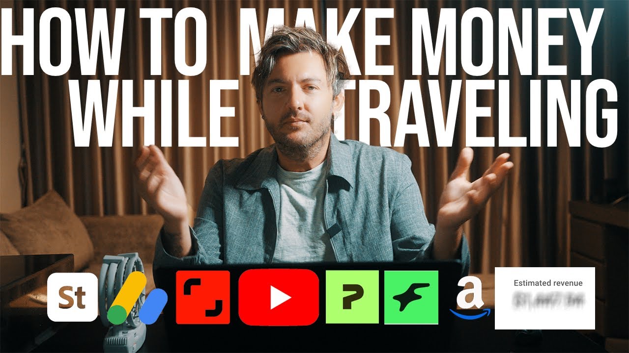 How I make money online while traveling YouTube thumbnail