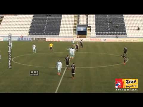 JSL 2014/15: 28.02.2015 17.Kolo: Novi Pazar - Čukarički 1:2 (1:1)