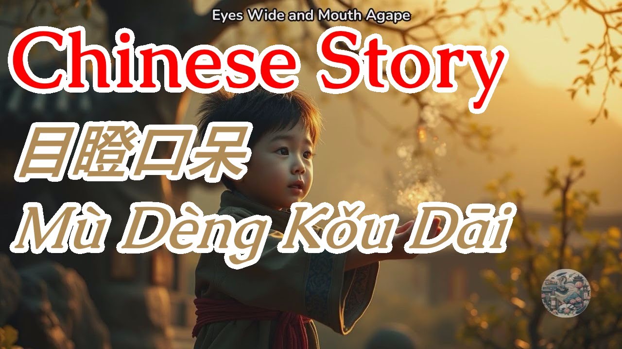 Eyes Wide and Mouth Agape (目瞪口呆Mù Dèng Kǒu Dāi)