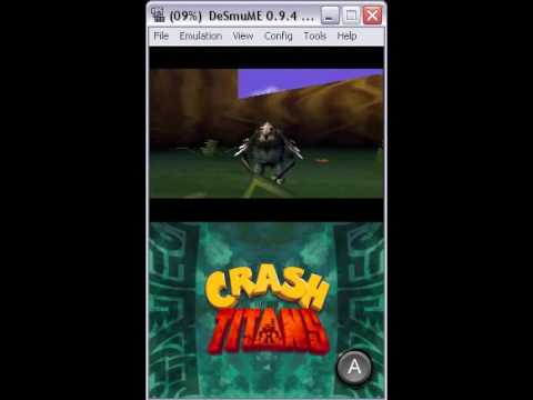 crash of the titans nintendo ds trucchi