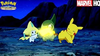 Ash meets Legendary Pokemon Jirachi in Unova Region ! | Pokemon Black and White | Pokemon Season 16