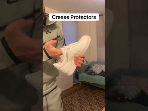 How To Keep Your Air Forces Fresh | How To Put in Crease Protectors