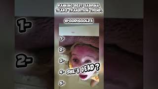 Download lagu Ranking the best Sabrina tears transition trend (pt.3) mp3 Download lagu Ranking the best Sabrina tears transition trend (pt.3) mp3