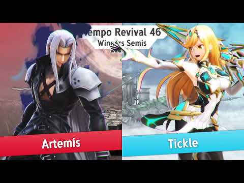 Tempo Revival 46 - Tickle (Pyra Mythra) Vs. Artemis (Sephiroth) - Winners Semis - Smash Ultimate