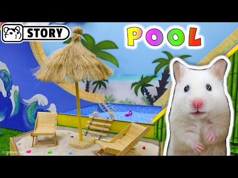 Pool Maze for Hamster 🌴 Waterpark for hamster 🌴 Homura Ham