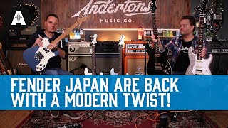 Video thumbnail for New Goodies from Fender Japan! - Limited Edition Modern HH Strats & Hybrid Guitars by Andertons Music Co