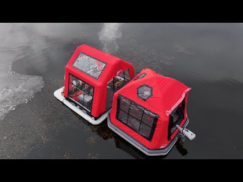 WE MADE A WINTER GARDEN IN OUR FLOATING TENT AND BURNED A WOOD STOVE