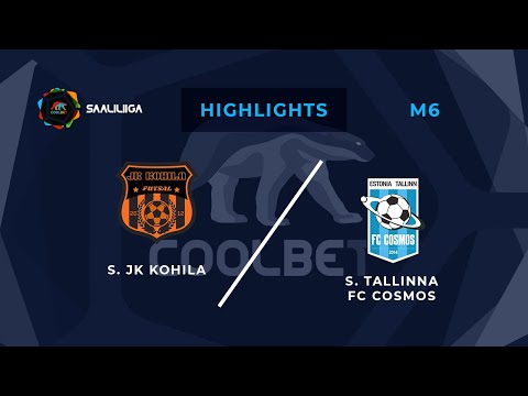 JK Kohila - Tallinna FC Cosmos. Coolbet Saaliliiga. MD 6. Highlights
