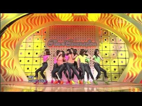 SNSD - `` Gee `` ~ SBS Inkigayo 2009