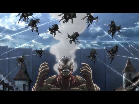 Eren vs Reiner Round 2 | Shingeki no Kyojin Season 3 Part 2 | Bring Home the Glory