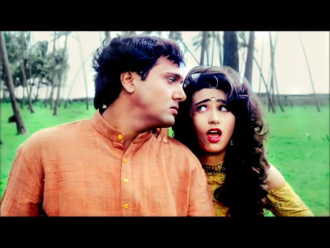 गोविंदा करिश्मा 4K Song | Ui Amma Ui Amma | Govinda, Karisma Kapoor | Raja Babu Songs | Poornima