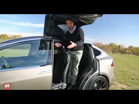 Tesla Model X 2016 : notre essai habitabilité (SUV 100% électrique 7 places)