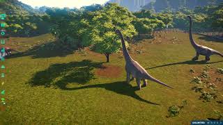 Brachiosaurus Feeding from a Tree