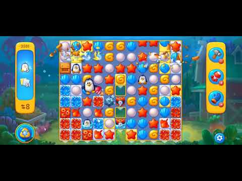 Fishdom Easy Level 3591 (with ingame lightning and bomb boosters) @choraelmin