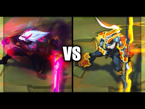 Blood Moon Master Yi vs PROJECT: Yi Legendary vs Epic Skins Comparison (League of Legends)
