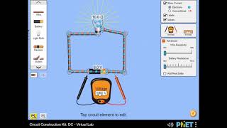 Advanced Simulations with Circuit Construction Kit: DC - Virtual Lab