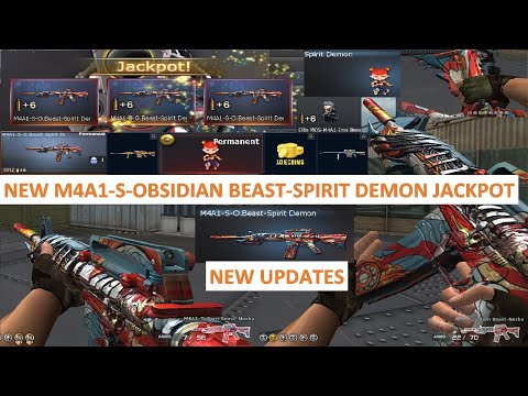 NEW M4A1-S-OBSIDIAN BEAST-SPIRIT DEMON JACKPOT CROSSFIRE PH