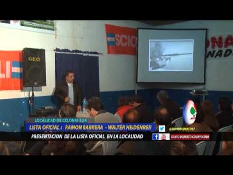 ESPECIAL JUEVES 23 DE JULIO 2015  LANZAMIENTOS EN COLONIA ELIA Y SAN JUSTO FPV