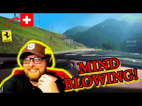 NASCAR Fan Reacts to F40 LM Racing up the Swiss Alps - Best Sound