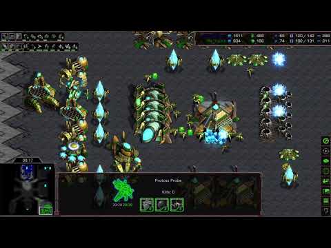Hydra (Tom) vs WhiteandBlack (GOLDSCV) 2 Fastest Starcraft Games PvT TvP Sick games!!!