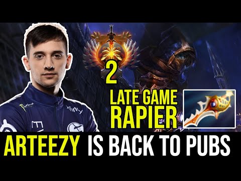 ARTEEZY PHANTOM ASSASSIN Late Game RAPIER.