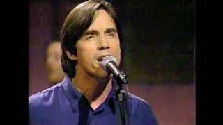 Jackson Browne, &quot;World in Motion&quot; on Letterman, June 29, 1989. (stereo)