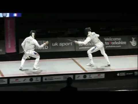 Sheffield 2011 - Mens Foil Team final - France 28 Italy 45 PART 1