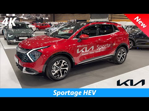 KIA Sportage HEV 2022 - FIRST Look in 4K | Exterior - Interior (details), 1.6 T-GDi 230 HP, Price