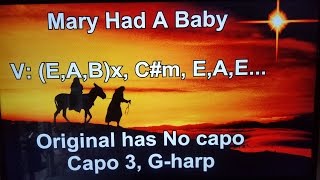 Mary Had A Baby - Lyrics - Chords - AUDIO YES !!! Bruce Cockburn