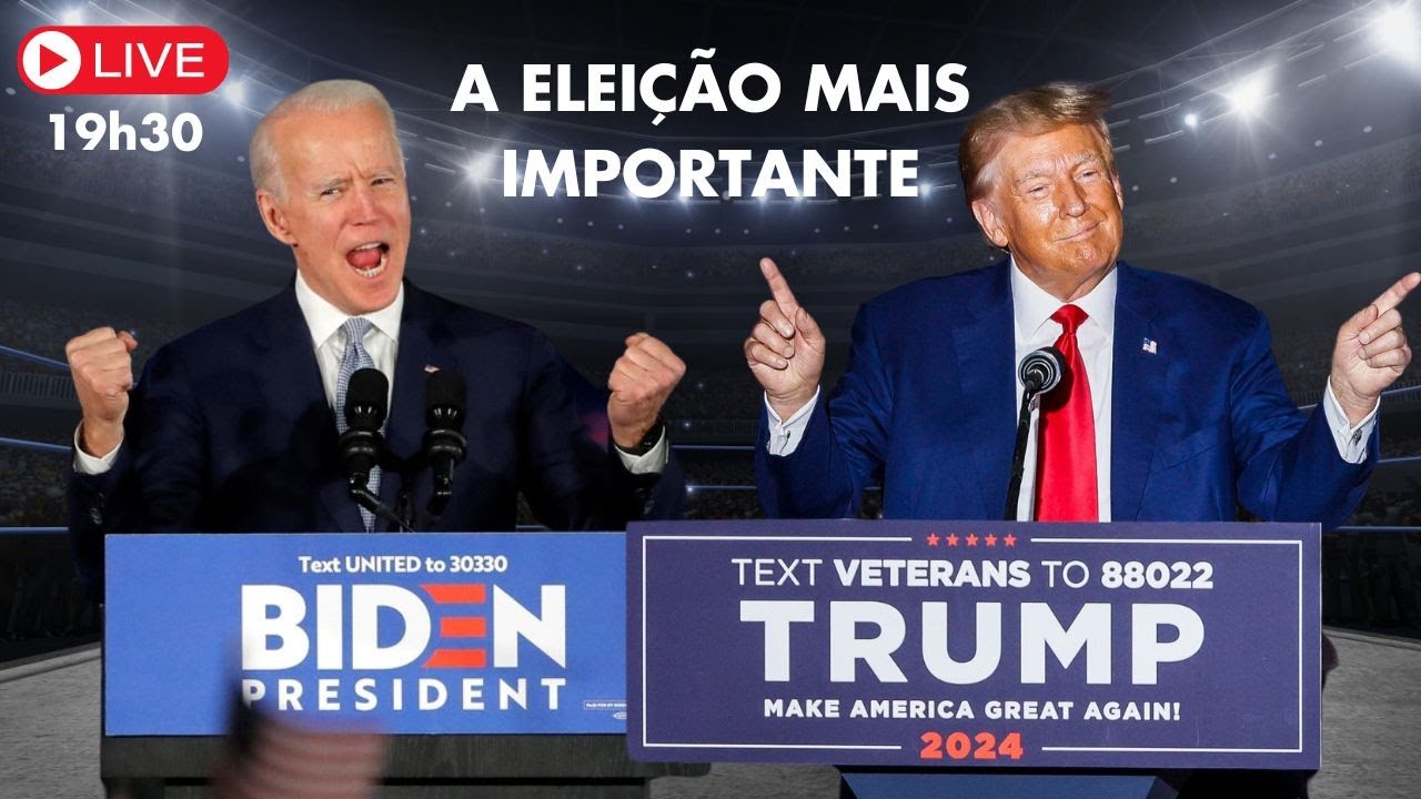BIDEN VS TRUMP - A ELEIÇÃO MAIS IMPORTANTE DA HISTÓRIA | PROFESSOR HOC AO VIVO