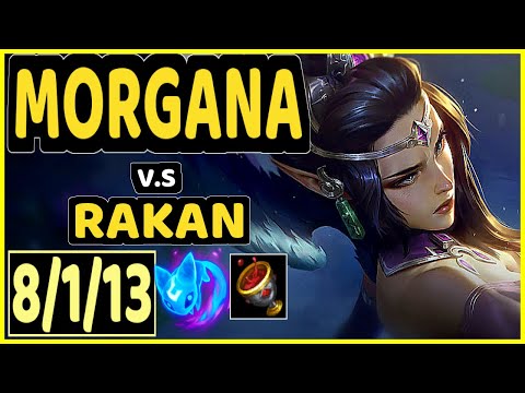 VANDER (MORGANA) vs RAKAN - 8/1/13 KDA BOTTOM SUPPORT GAMEPLAY - EUW Ranked GRANDMASTER