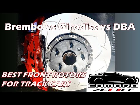 Battle of the Brakes: Camaro ZL1 Rotor Showdown Featuring DBA, Girodisc, and Brembo OEM