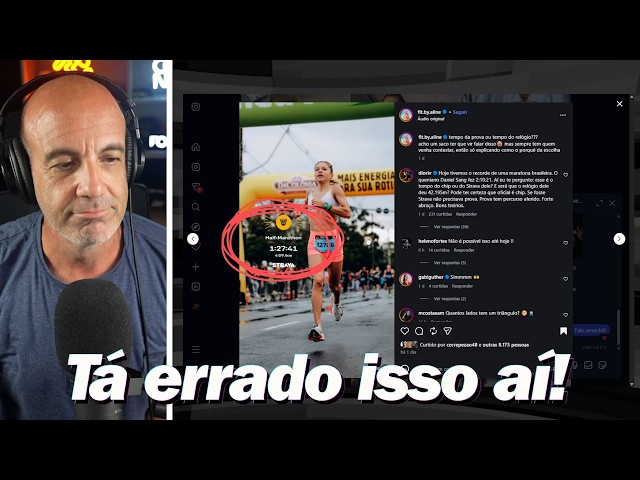 INFLUENCIADORA Questiona o Tempo do Strava ou Tempo Oficial da Prova