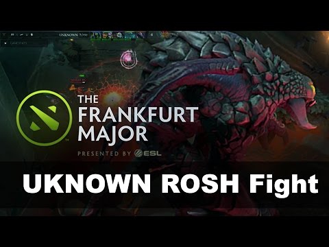 Unknown vs Newbee Rosh Fight Frankfurt Major Dota 2