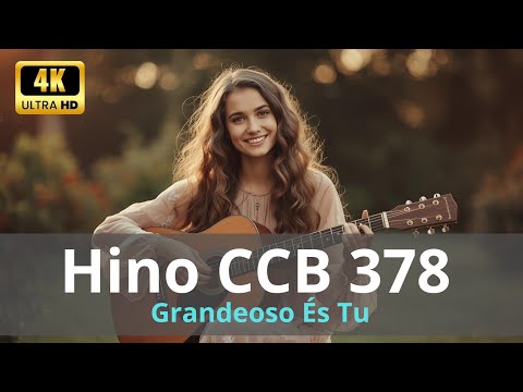🌿 Grandioso És Tu (CCB 378) | Hino com Imagens da Natureza em 4K 🌄