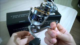 Катушка shimano 15 twin power c3000