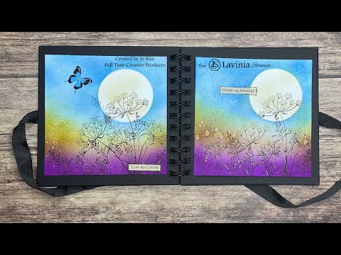 Wild Summer Flowers by Jo Rice #laviniastamps #cardmakingvideo #catching up 