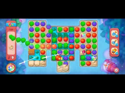 Playrix game Gardenscapes Level 729 [Hard Level] [No booster] #playrix #playrixgames #gardenscapes